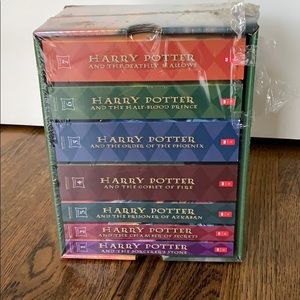 Collection of all seven Harry Potter books.